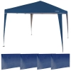 Kit Tenda Dobrvel Trixx 3m X 3m Base e Topo + 4 Paredes Laterais Azul