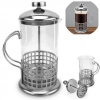 Prensa Francesa Cafeteira Manual 800 Ml Vidro e Inox