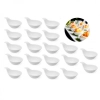 20 Unid. Colher em Melamina Premium para Finger Food Branca