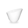 Tigela Oval Angular 500 Ml em Melamina para Sopas, Frutas e Finger Food Branca