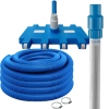 Kit Limpeza de Piscina Aspirador + Mangueira 10m + Haste Cabo Telescpico 3m