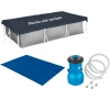 Kit Capa + Forro para Piscina de 3700 Lts Mor + Bomba Filtrante 110v 3028 L/H