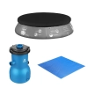 Kit Capa + Forro para Piscina Inflvel 4600 L Mor + Filtro 110v 3028 L/H