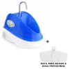 Bebedouro Pet Automatico Bivolt Azul + Gelo Reutilizavel Pet Truqys