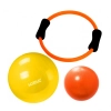 Kit Arco Flexvel + Over Ball 25 Cm + Bola Sua 75 Cm