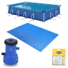 Kit Piscina 7600 L Premium + Forro + Filtro 220v 3028 L/H