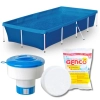 Kit Piscina de Armao 3000l Standard + Flutuador + 1 Cloro