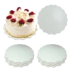 Cake Board 26 Cm Base para Bolo Ondulada Mdf Branco (10 Unidades)