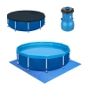 Kit Piscina Redonda Estrutural 4500 L + Filtro 3028l/H 110v + Capa + Forro