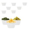 7 Tigelas Ramequim 260 Ml Melamina Premium para Molhos e Finger Food