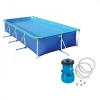 Piscina de Armao Premium Retangular 6200l + Bomba 110v 3028 Litros Por Hora