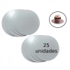 Bases em Mdf 10 Cm para Mini Bolos, Artesanato (conj. 25 Unidades)