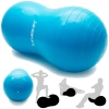 Bola Feijo para Pilates Azul 90 X 45 Cm Liveup