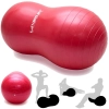 Bola Feijo para Pilates Vermelha 100 X 50 Cm Liveup