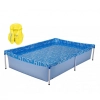 Kit Piscina de Armao Retangular Infantil 1000l + Colete Inflvel Infantil