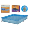 Kit Piscina 1500 Litros + Capa e Forro Mor + Bola Inflvel Azul