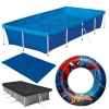 Kit Piscina 3000 Lts Armao Mor + Capa e Forro + Boia Inflvel do Homem-aranha