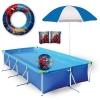 Piscina 6200 Litros + Guarda Sol + Bola Inflvel + Boias Homem Aranha