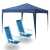 Gazebo Tenda Dobrvel Trixx 3 X 3m Ntk + 2 Cadeiras de Praia 8 Posies