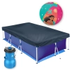 Kit Piscina 3700 L + Bomba 110v + Capa e Forro Mor + Bola Inflvel Princesas