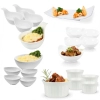 Kit para Finger Food 21 Peas com Mini Tigelas, Travessa e Molheira