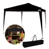 Tenda Gazebo X-flex Praia 3x3 M Articulada Tecido Oxford Preto