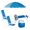 Kit Carrinho de Praia + Caixa Trmica 26 Lts + Guarda Sol + 2 Cadeiras Mor