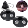 Kit com 2 Luminarias de 24 Leds Preta para Ombrelone Guarda Sol e Barraca Camping Piscina Giardino Bel