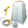 Kit Barraca Banheiro Porttil Trocador Pampa + Chuveiro Camping Ducha Eltrica 12v Shower Nautika