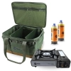 Kit Bolsa Viagem Camping e Pesca Camp Bag Ntk + Fogareiro Frontier Preto + 2 Campgs Nautika