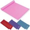 Kit Colchonete Rosa + Faixas Elsticas Tenso Leve, Mdia e Forte Yoga e Pilates