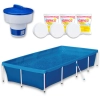 Kit Piscina 3000 Lts de Armao + Flutuador Grande + 3 Pastilhas de Cloro Genco