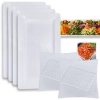 Kit 2 Travessas 30,5 Cm Ilustrada + 4 Travessas 56 Cm para Buffet Restaurante Profissional Melamina