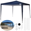 Tenda Gazebo Praia 3x3 M de Encaixe Polister Oxford Azul