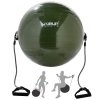 Bola Pilates Yoga 65 Cm com Extensor Elastico Verde