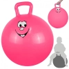 Brinquedo Bola Pula Pula Infantil com Ala 60 Cm Rosa