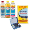 Kit Clarificante + Algicida + Redutor de Alcalinidade + Barrilha + Estojo para Avaliar Ph e Cloro