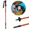 Bastao de Caminhada Trek pro Sistema Anti-shock com Regulador de Altura Entre 1,35 M e 65 Cm Ntk