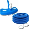 Aspirador para Piscina Asa Delta + Mangueira 6m 38mm com Abraadeiras