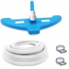 Aspirador Asa Delta Jumbo com 3 Rodas Sem Cabo + Mangueira 6 M para Piscina