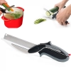 Smart Cutter Tesoura Fatiadora de Legumes e Queijo com Base