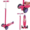 Patinete Infantil Triciclo Regulvel com Freio Rosa