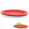 Travessa Prato Oval 25 Cm em Melamina para Sushi Vermelho