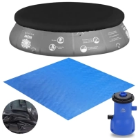 Kit Capa + Forro para Piscina Inflvel 4600 L + Filtro 220v 3028 L/H