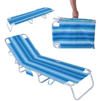 Cadeira Espreguiadeira Comfort Bel para Piscina Praia Azul