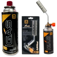 Kit Maarico Flame Porttil a Gs com Regulagem Bel + Cartucho Refil de Gs 420ml / 227g