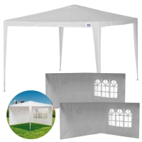 Kit Praia Tenda Gazebo Rfia 3x3 M + 4 Paredes Laterais Mor