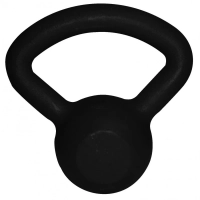 Kettlebell 6kg Ferro Pintado Preto