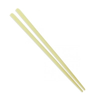 Par de Hashi para Comida Japonesa em Poliestireno 22 Cm Bege Liso