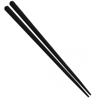 Kit 3 Pares de Hashi em Poliestireno 22 Cm Modelo Decorado Preto + Bege + Preto Liso